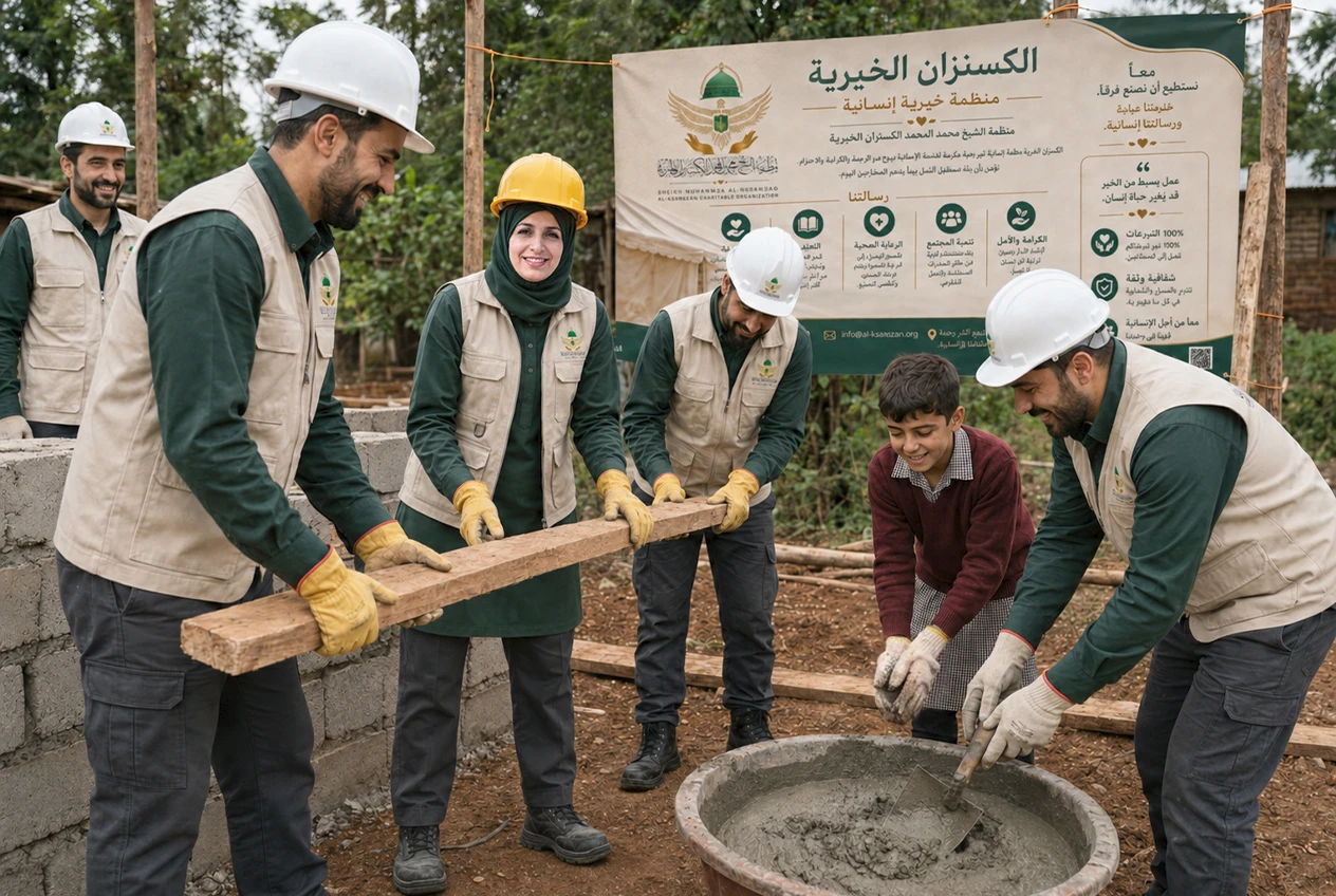 SMAC humanitarian aid volunteers rebuilding community infrastructure in Iraq